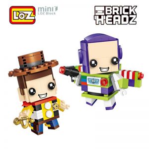 LOZ Brickheadz Toy Story Buzz Light year Woody Toys