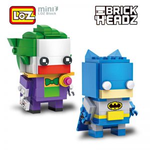 LOZ Brickheadz Batman and Joker Super Hero 2in1