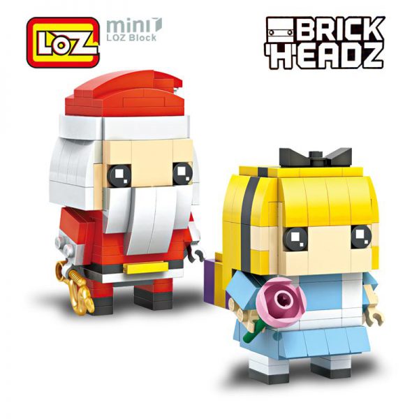 LOZ Santa Claus and Cinderella 2in1 Mini Building Blocks