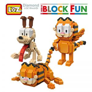 Garfield Lie Down LOZ Diamond Building Blocks iBlock Fun a AR31 