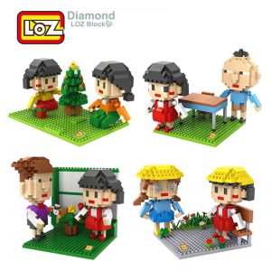 8 Styles LOZ Diamond Blocks iBLOCK FUN Mini Pokemon Assembly PKM Toys With Box 