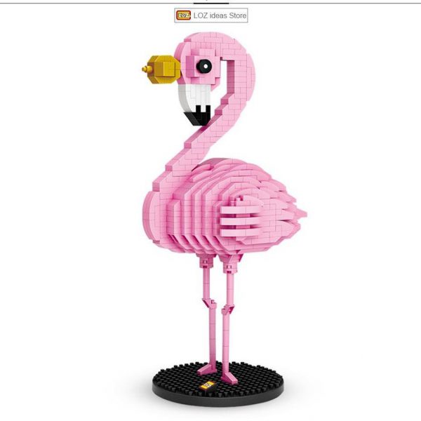 LOZ Diamond Blocks Flamingo Pink Bird Official LOZ BLOCKS STORE