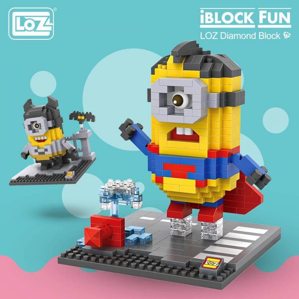 LOZ Diamond Blocks Minions Action Figures Official LOZ BLOCKS STORE