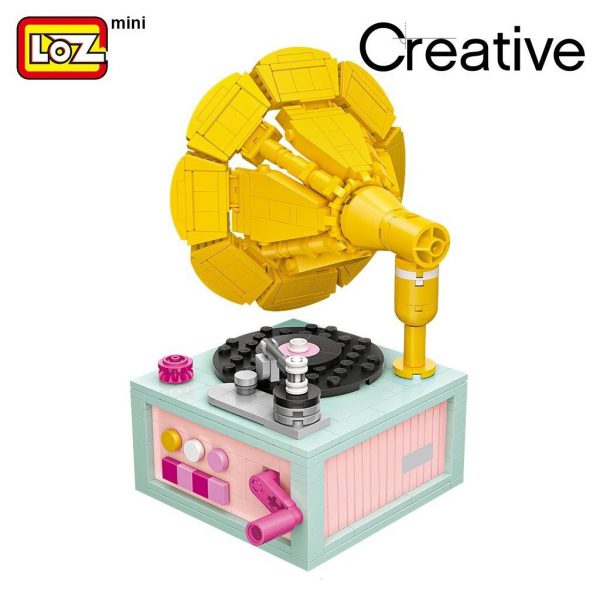 LOZ Mini Blocks Phonograph Official LOZ BLOCKS STORE