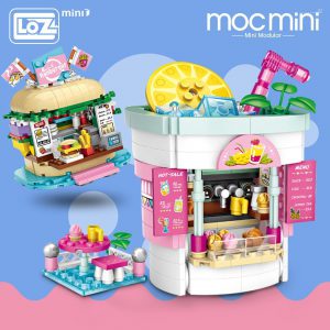 LOZ Mini Blocks Amusement Park & Drinks Shop & Burger Shop Official LOZ BLOCKS STORE