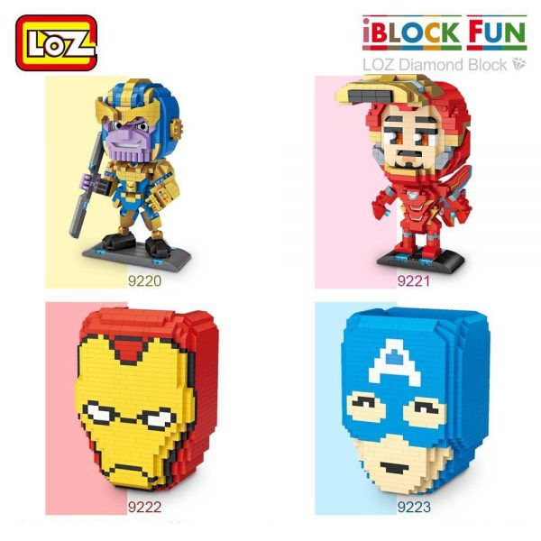 LOZ Diamond Blocks Super Heroes Official LOZ BLOCKS STORE