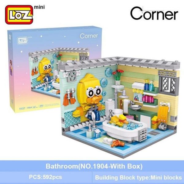 LOZ Mini Building Blocks Home Scene Model Corner Scene Official LOZ BLOCKS STORE