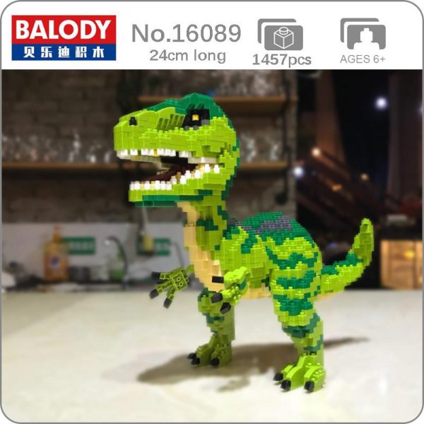 Balody 16089 Animal Velociraptor Monster Official LOZ BLOCKS STORE