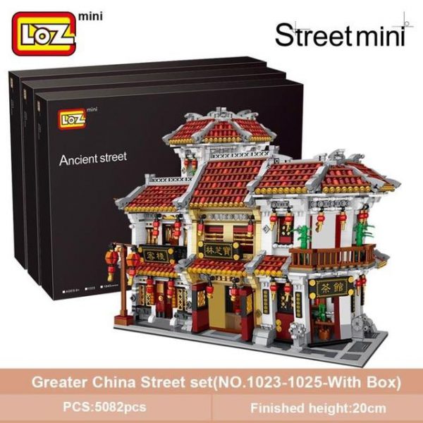 LOZ Mini Block Mini Ancient Chinatown Official LOZ BLOCKS STORE