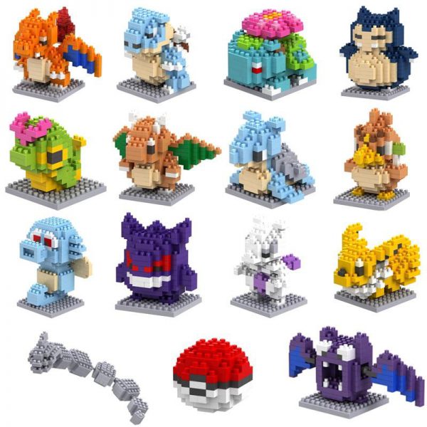 LNO POKEMON Building Blocks Action Figure Granules Official LOZ BLOCKS STORE