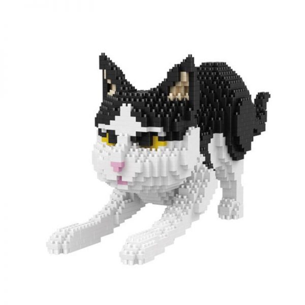 Balody 16039 Persian Cat Black Kitten Official LOZ BLOCKS STORE