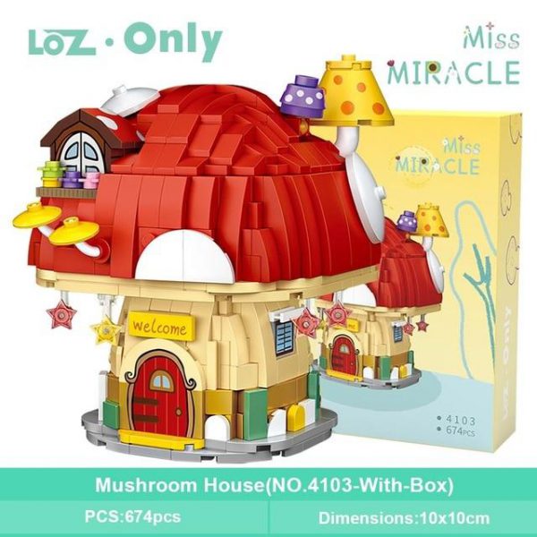 LOZ Mini Building Blocks Mushroom & Sunflower Room Official LOZ BLOCKS STORE