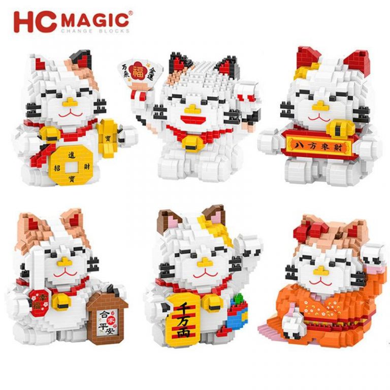 HC Mini Blocks Maneki Neko Fortune Cat | LOZ™ MINI BLOCKS