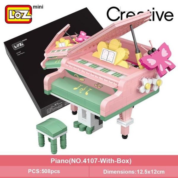 LOZ Mini Building Blocks  Piano Violin Musical Instrument Official LOZ BLOCKS STORE