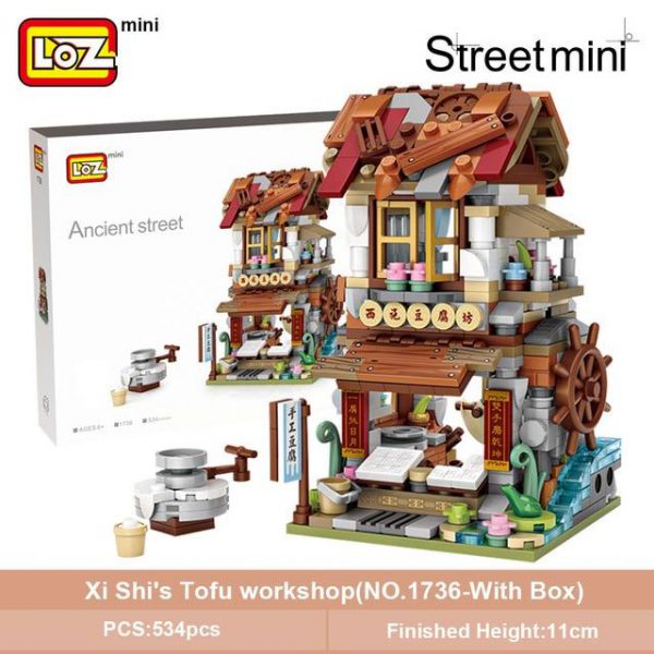 LOZ Mini Block Mini Chinatown Tradition Street Official LOZ BLOCKS STORE