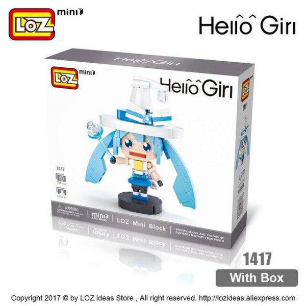LOZ Mini Blocks Hello Girl Character Official LOZ BLOCKS STORE