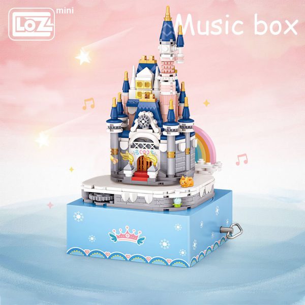 LOZ Mini Blocks Princess Castle Music Box Official LOZ BLOCKS STORE