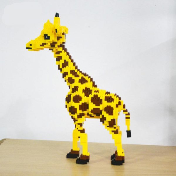 Balody 16065 Yellow Giraffe Stand Official LOZ BLOCKS STORE