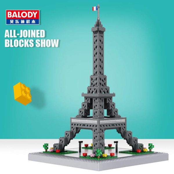 Balody 16077 Paris Eiffel Tower World Famous Architecture Official LOZ BLOCKS STORE