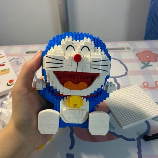 Balody 16131 Anime Doraemon Cat Robot Sit Official LOZ BLOCKS STORE