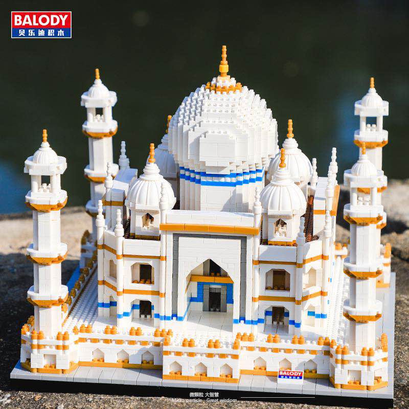 BALODY16067 Gebäude Architecture Taj Mahal Mini Building Blocks 