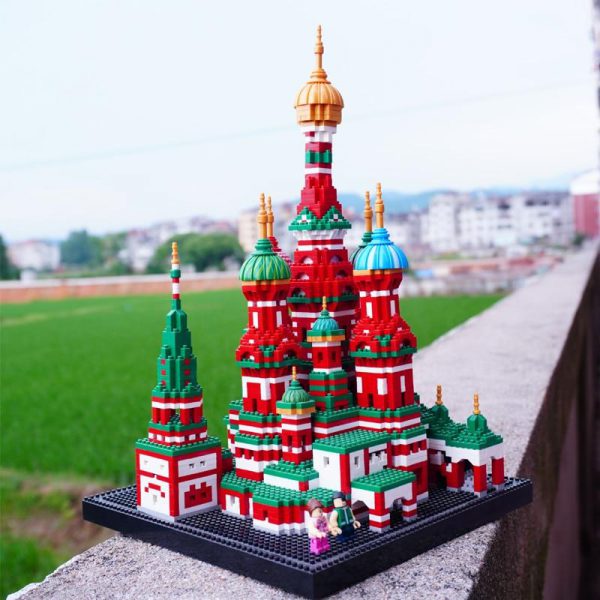 BALODY mini Bausteine Building Toys Puzzle Architecture Saint Basil's Cathedral 