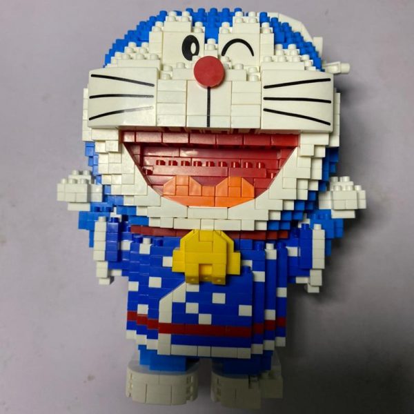 Balody 16137 Anime Doraemon Cat Robot Kimono Official LOZ BLOCKS STORE