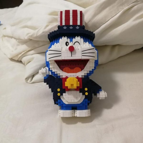 Balody 16133 Anime Doraemon Cat Robot Magician Official LOZ BLOCKS STORE