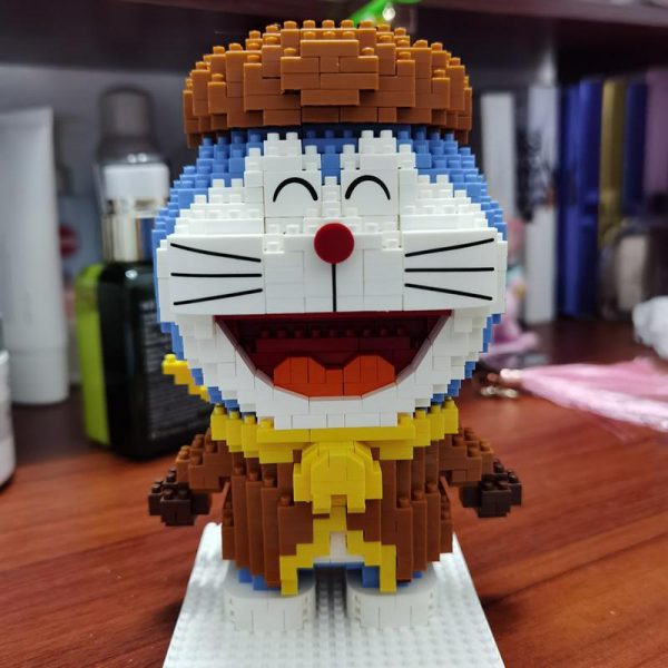 Balody 16134 Anime Doraemon Cat Robot Winter Official LOZ BLOCKS STORE