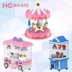 HC Magic Blocks Merry Go Round Game Model Official LOZ BLOCKS STORE