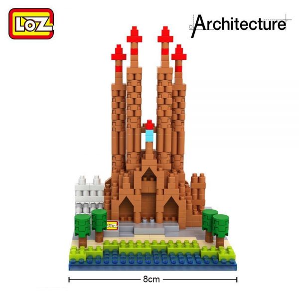 LOZ Diamond Blocks Sagrada Familia Church Official LOZ BLOCKS STORE