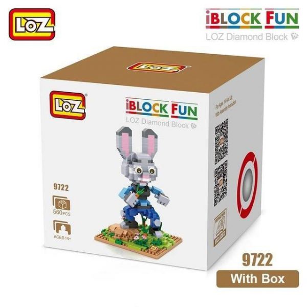 LOZ Diamond Blocks Rabbit Fox Panther Sloth Zoo Official LOZ BLOCKS STORE