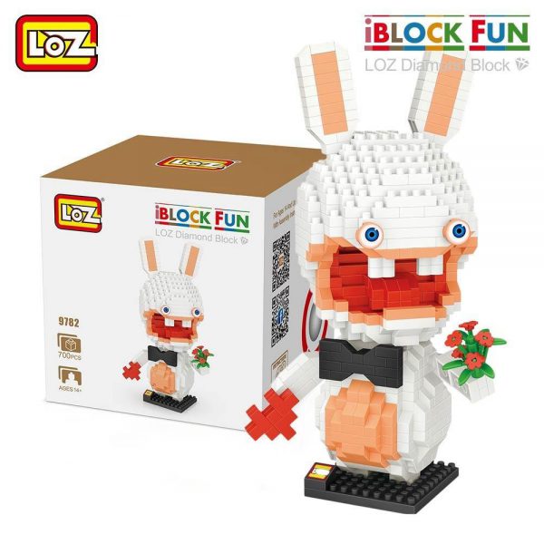 LOZ Diamond Blocks Rabbit Doll Official LOZ BLOCKS STORE