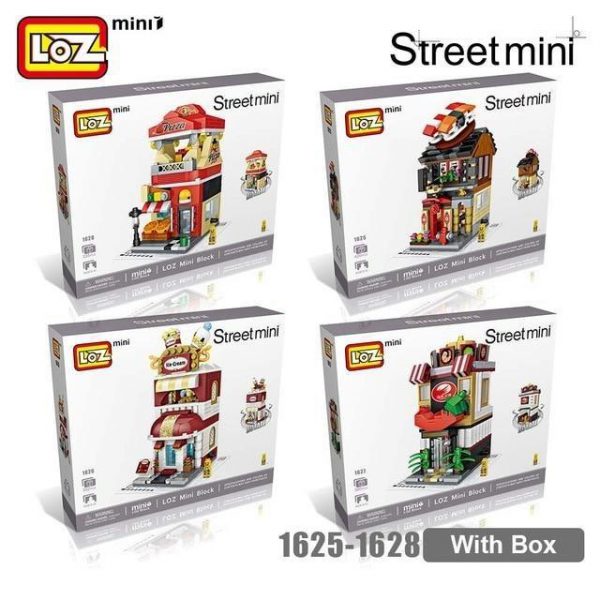 LOZ Mini Blocks Series Mini Street Model Official LOZ BLOCKS STORE
