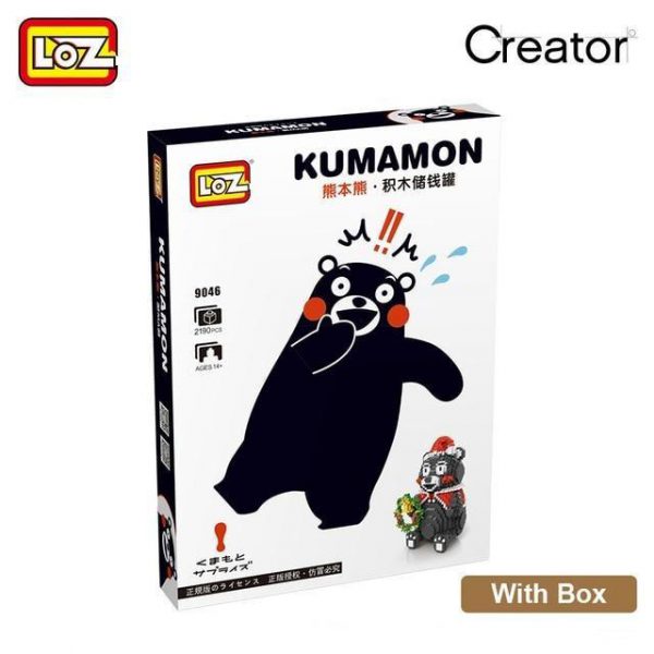 LOZ Diamond Blocks Japanese Kumamon Bear Official LOZ BLOCKS STORE
