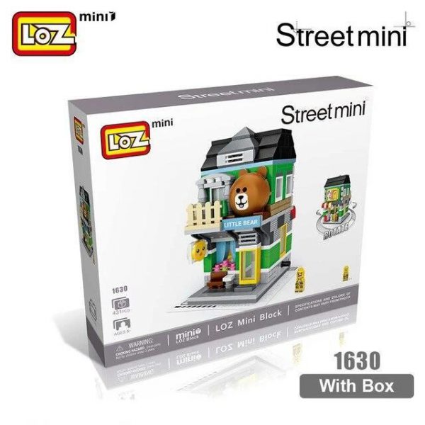LOZ Mini Block House Cartoon Shop Official LOZ BLOCKS STORE