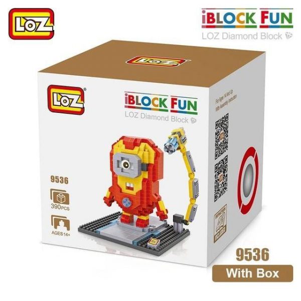 LOZ Diamond Blocks Minions Action Figures Official LOZ BLOCKS STORE