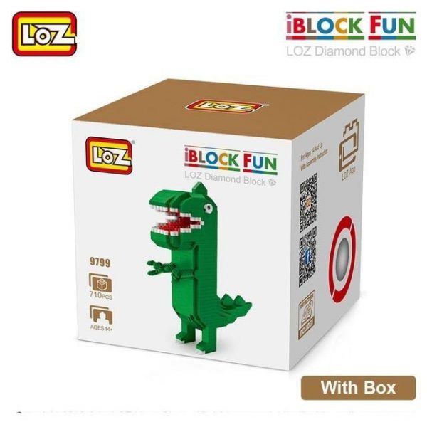 LOZ Diamond Blocks Cartoon Dinosaur Figure Official LOZ BLOCKS STORE