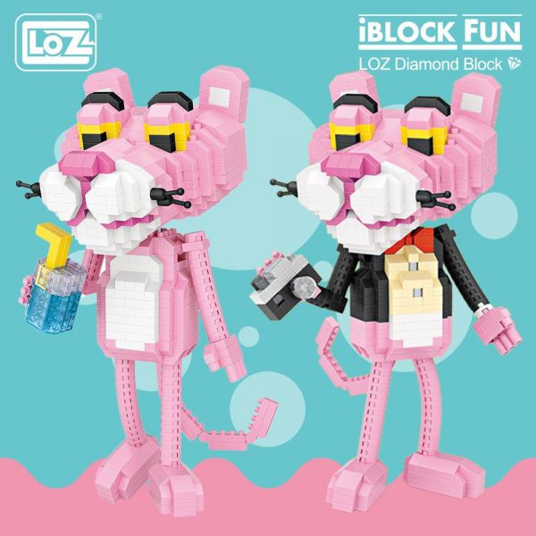 LOZ Diamond Blocks Cartoon Leopard Figures Official LOZ BLOCKS STORE