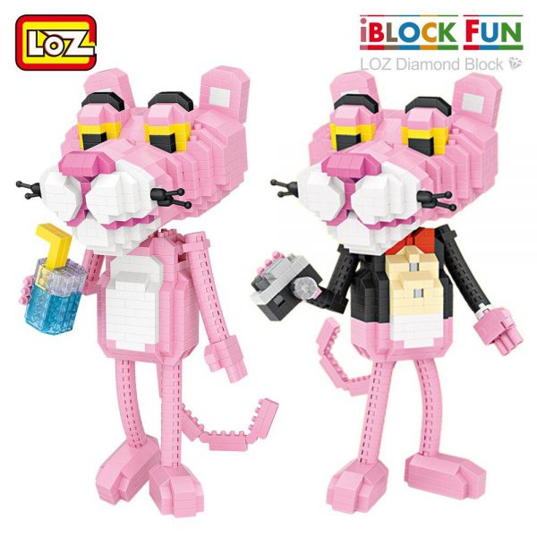 LOZ Diamond Blocks Cartoon Leopard Figures Official LOZ BLOCKS STORE