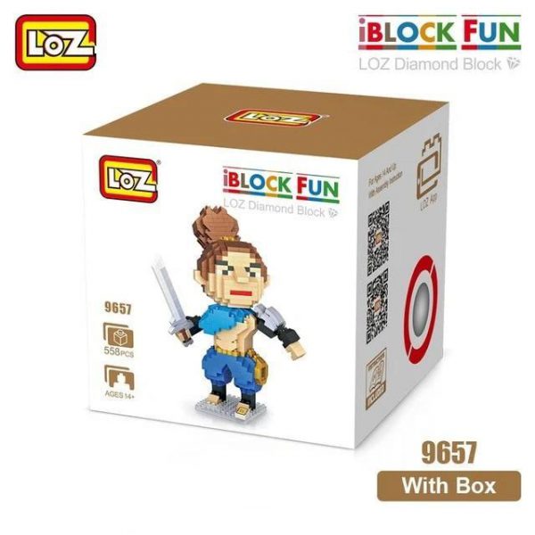 LOZ Diamond Blocks Annie Figure Official LOZ BLOCKS STORE
