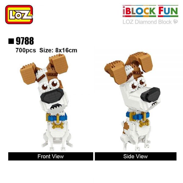 LOZ Diamond Blocks Smile Love Stool Cartoon Animals Official LOZ BLOCKS STORE