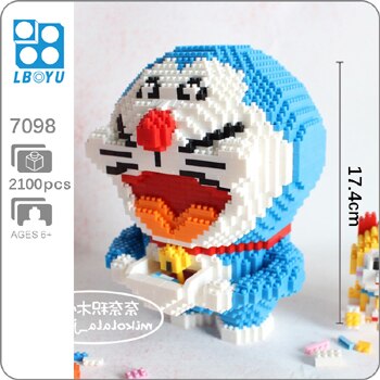 BOYU Doraemon Dorami Cat Robot Animal Dorayaki Pocket Can Open DIY 3D Model Mini Small Diamond.jpg 640x640 1 - LOZ™ MINI BLOCKS