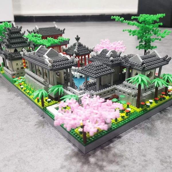 BS 801 China Ancient Architecutre Dream Yard Garden Temple Lake Tree Mini Diamond Blocks Bricks Building 2 - LOZ™ MINI BLOCKS