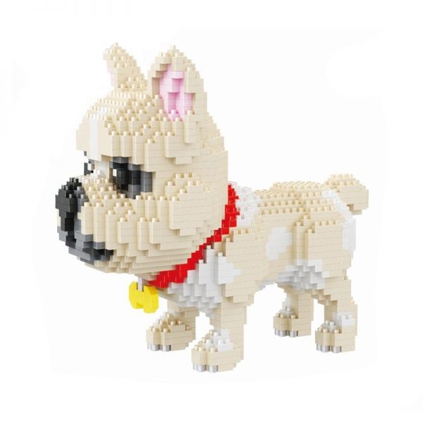 Babu 8808 Cartoon Bulldog Dog Puppy Animal Pet 3D Model 1780pcs DIY Mini Diamond Blocks Bricks 3 - LOZ™ MINI BLOCKS