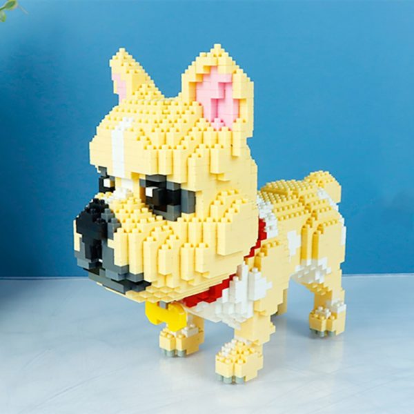 Babu 8808 Cartoon Bulldog Dog Puppy Animal Pet 3D Model 1780pcs DIY Mini Diamond Blocks Bricks 4 - LOZ™ MINI BLOCKS
