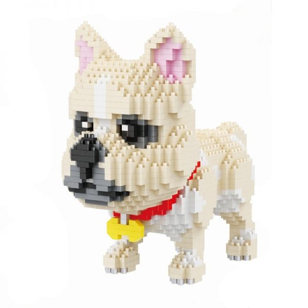 Babu 8808 Cartoon Bulldog Dog Puppy Animal Pet 3D Model 1780pcs DIY Mini Diamond Blocks Bricks 5 - LOZ™ MINI BLOCKS