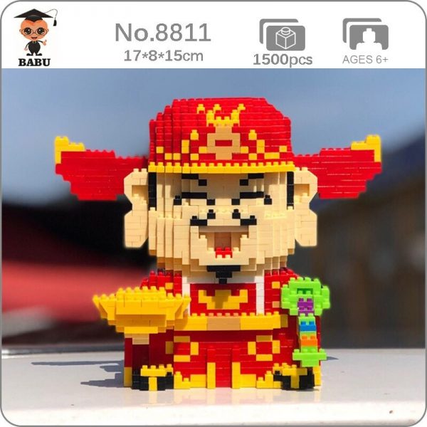 Babu 8811 God of Fortune Gold Coins 1 - LOZ™ MINI BLOCKS