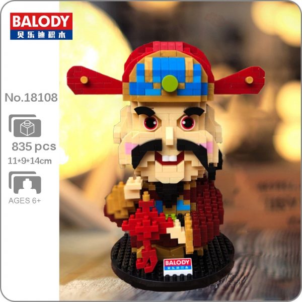 Balody 18108 China Legend God of Happiness Chinese Knot 3D Model DIY Mini Diamond Blocks Bricks - LOZ™ MINI BLOCKS