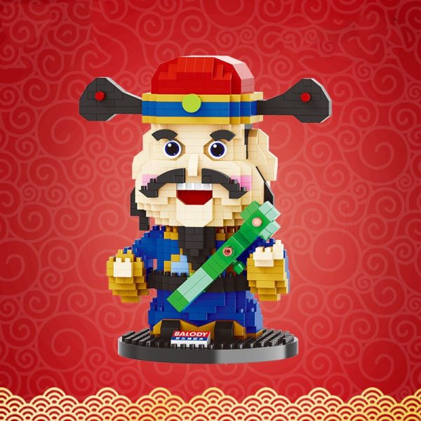 Balody 18109 China Legend God of Fame Reputation 3D Model 775pcs DIY Mini Diamond Blocks Bricks 4 - LOZ™ MINI BLOCKS